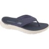 Tmavě modré dámské žabky Skechers Go Walk Flex Sandal - Holly