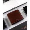 Peterson Hnědá kožená pánská peněženka W078