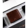 Peterson hnědá pánská peněženka s RFID W147 (Velikost ONE SIZE)