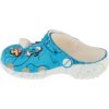 Bílo-modré dětské nazouváky Crocs Classic Smurfs Clog Kids