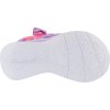 Fialovo-růžové dětské sandály Skechers S-Lights: Flutter Hearts Sandal - Blurry Love