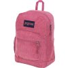 Růžový dámský manšestrový batoh JanSport Cross Town Plus Remix Backpack