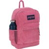 Růžový dámský manšestrový batoh JanSport Cross Town Plus Remix Backpack