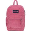 Růžový dámský manšestrový batoh JanSport Cross Town Plus Remix Backpack