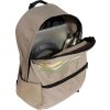 Tmavě béžový sportovní batoh s pouzdrem Adidas Classic Horizontal 3-Stripes Backpack