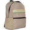 Tmavě béžový sportovní batoh s pouzdrem Adidas Classic Horizontal 3-Stripes Backpack