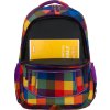 Peterson Barevný kostkovaný školní batoh