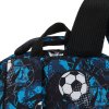 Peterson Modro-černý školní batoh s fotbalovým vzorem