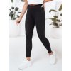 Černé dámské sportovní legíny LEGGIVIBE a vysokým pasem