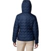Tmavě modrá dámská sportovní bunda Columbia Delta Ridge II Down Hooded Jacket