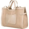 Peterson Béžová dámská kabelka s magnetickým zapínáním