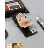 Rovicky Tmavě hnědá pánská peněženka s RFID L266