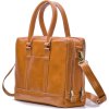 Pánská kožená hnědá taška SL02 CAMEL