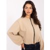Béžová dámská přechodová bunda