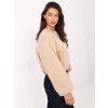 Béžová dámská přechodová bunda