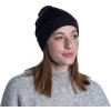 Tmavě šedá čepice Buff Merino Heavyweight Beanie