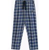 Atlantic Flanelové pánské kárované pyžamové kalhoty