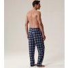 Atlantic Flanelové pánské kárované pyžamové kalhoty