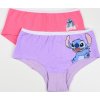 Sada dvou dívčích kalhotek Disney Stitch - růžová/lila