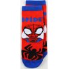 Červeno-modré chlapecké protiskluzové ponožky Marvel Spidey