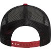 Bílo-černo-červená pánská kšiltovka New Era E-Frame AS Roma Core Trucker Cap