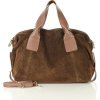 MARCO MAZZINI Hnědá kožená kabelka