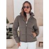 Šedá dámská krátká prošívaná bunda LAROSE