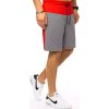 Šedo-červené pánské kraťasy CHAMPS