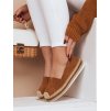 Hnědé dámské espadrilky