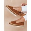 Hnědé dámské espadrilky
