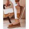 Hnědé dámské espadrilky