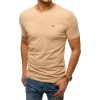 Béžové tričko bez potisku