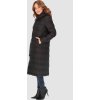 Černá dámská zateplená bunda s kapucí