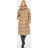 Béžová dámská zimní bunda s nastavitelnou délkou