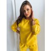 Žlutá mikina bez kapuce FASHION II