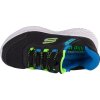 Černé chlapecké tenisky Skechers Slip-Ins: Bounder - Brisk-Burst (Velikost 28)