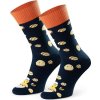 Tmavě modré ponožky s velikonočním motivem
