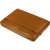 SOLIER hnědé kožené pouzdro na notebook (Velikost ONE SIZE)