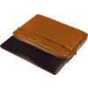 SOLIER hnědé kožené pouzdro na notebook (Velikost ONE SIZE)