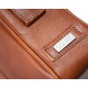 Hnědá kožená taška na notebook (Velikost ONE SIZE)
