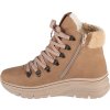 Béžové dámské zimní kotníkové boty Rieker Booties