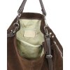 MAZZINI Tmavě hnědá shopper kabelka