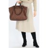 MARCO MAZZINI Hnědá pletená shopper bag (Velikost ONE SIZE)