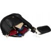 Rovicky Černá crossbody kabelka s odnímatelnou peněženkou