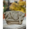 Marco Mazzini Béžová taupe dámská kožená shopper kabelka