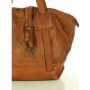 Marco Mazzini Camel dámská kožená shopper kabelka
