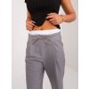 Šedé široké kalhoty