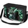 Solier Černá příruční taška s tropickým vzorem