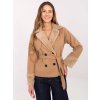 Camel dámský krátký kabátek s páskem
