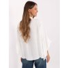 Smetanová dámská viskózová košile s volány